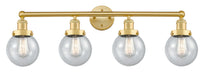 Innovations - 616-4W-SG-G204-6 - Four Light Bath Vanity - Edison - Satin Gold