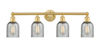 Innovations - 616-4W-SG-G257 - Four Light Bath Vanity - Edison - Satin Gold