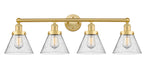 Innovations - 616-4W-SG-G44 - Four Light Bath Vanity - Edison - Satin Gold