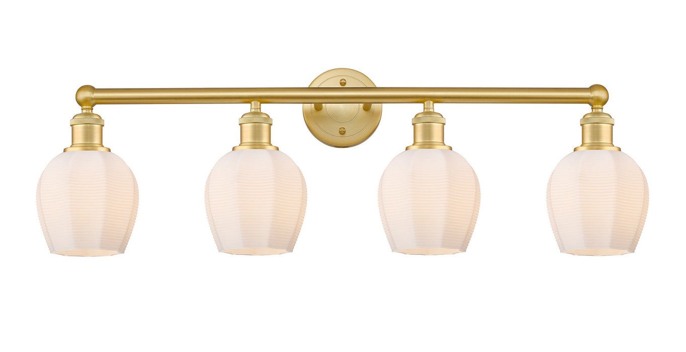 Innovations - 616-4W-SG-G461-6 - Four Light Bath Vanity - Edison - Satin Gold