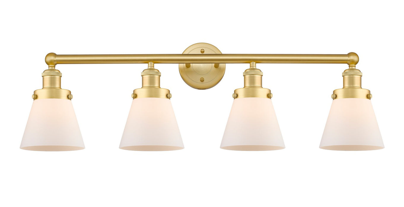 Innovations - 616-4W-SG-G61 - Four Light Bath Vanity - Edison - Satin Gold