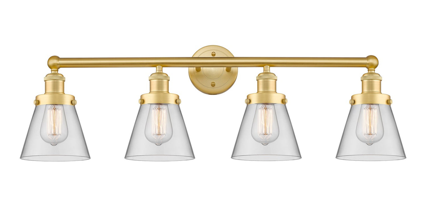 Innovations - 616-4W-SG-G62 - Four Light Bath Vanity - Edison - Satin Gold