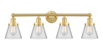 Innovations - 616-4W-SG-G62 - Four Light Bath Vanity - Edison - Satin Gold