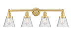 Innovations - 616-4W-SG-G64 - Four Light Bath Vanity - Edison - Satin Gold