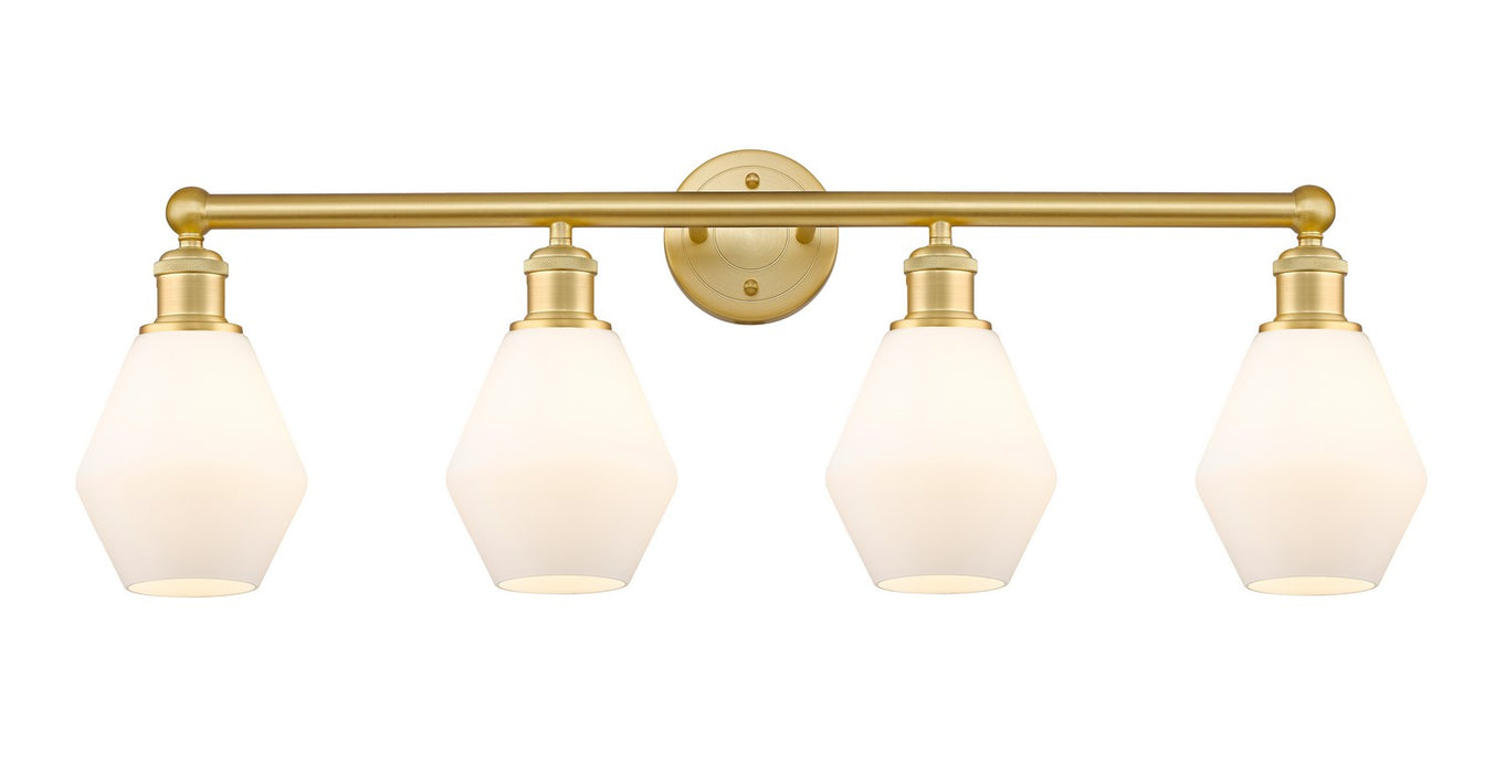 Innovations - 616-4W-SG-G651-6 - Four Light Bath Vanity - Edison - Satin Gold