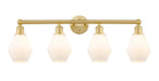 Innovations - 616-4W-SG-G651-6 - Four Light Bath Vanity - Edison - Satin Gold