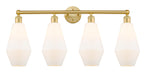 Innovations - 616-4W-SG-G651-7 - Four Light Bath Vanity - Downtown Urban - Satin Gold