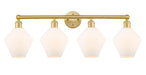 Innovations - 616-4W-SG-G651-8 - Four Light Bath Vanity - Downtown Urban - Satin Gold