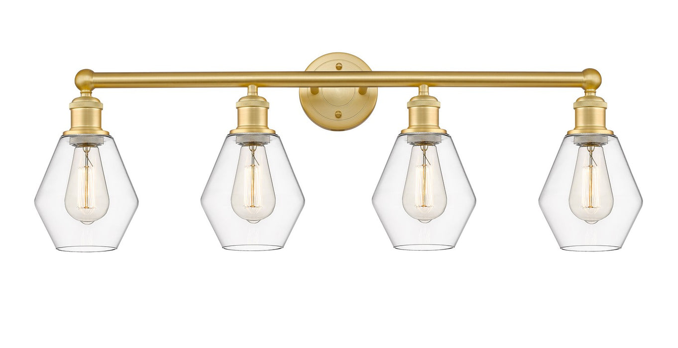 Innovations - 616-4W-SG-G652-6 - Four Light Bath Vanity - Edison - Satin Gold