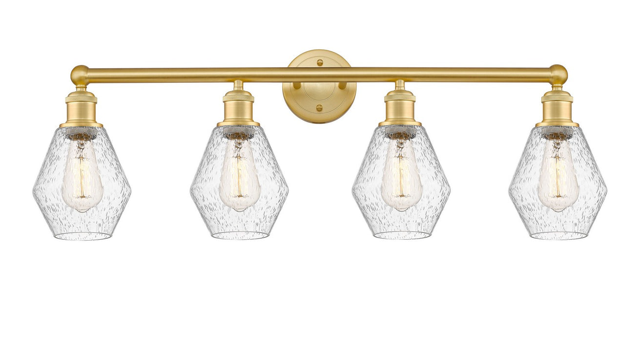 Innovations - 616-4W-SG-G654-6 - Four Light Bath Vanity - Edison - Satin Gold