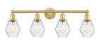 Innovations - 616-4W-SG-G654-6 - Four Light Bath Vanity - Edison - Satin Gold