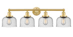 Innovations - 616-4W-SG-G74 - Four Light Bath Vanity - Edison - Satin Gold