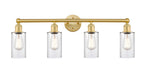 Innovations - 616-4W-SG-G802 - Four Light Bath Vanity - Edison - Satin Gold