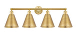 Innovations - 616-4W-SG-MBC-8-SG - Four Light Bath Vanity - Downtown Urban - Satin Gold