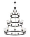 Innovations - 82034-BK-G804 - 18 Light Chandelier - Ballston - Matte Black