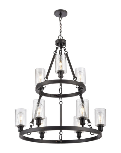 Ballston Nine Light Chandelier