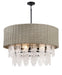 Minka-Lavery - 5297-66A - Nine Light Pendant - Breakers Isle - Coal