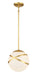 Minka-Lavery - 5431-853 - One Light Mini Pendant - Atlys By Robin Baron - Gold