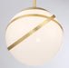 Minka-Lavery - 5433-853 - Three Light Pan Pendant - Batignolles - Spring Gold Leaf