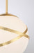 Minka-Lavery - 5433-853 - Three Light Pan Pendant - Batignolles - Spring Gold Leaf