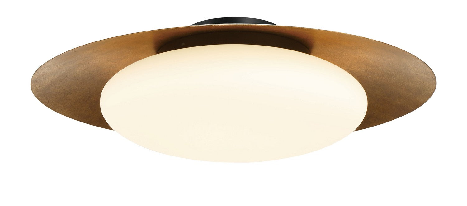 Minka-Lavery - 5628-869-L - LED Flush Mount - Zinola - Coal /Halcyon Gold