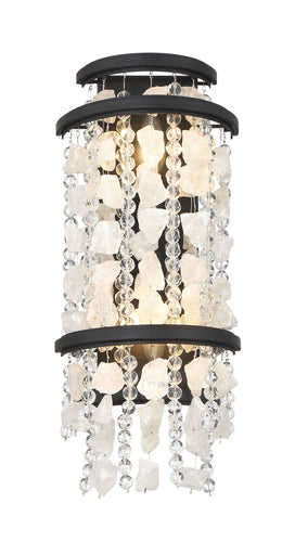 Shimmering Elegance Two Light Wall Sconce
