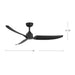 Kuzco Lighting - CF92952-MB - 52 Inch Exterior Ceiling Fan - Hugo - Matte Black