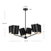 Kuzco Lighting - CH58830-BK - Six Light Chandelier - Keiko - Black