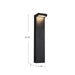 Kuzco Lighting - EB45624-BK-UNV - LED Exterior Bollard - Evans - Black