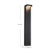 Kuzco Lighting - EB45636-BK-UNV - LED Exterior Bollard - Evans - Black