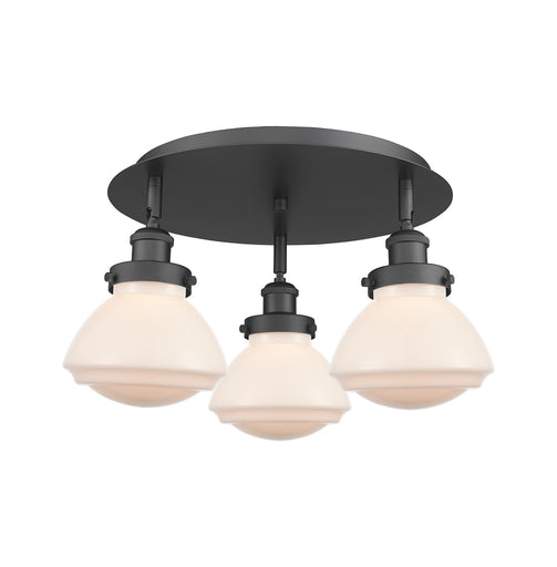 Downtown Urban Three Light Flush Mount