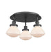 Innovations - 916-3C-BK-G321 - Three Light Flush Mount - Downtown Urban - Matte Black