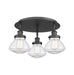 Innovations - 916-3C-BK-G322 - Three Light Flush Mount - Downtown Urban - Matte Black