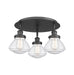 Innovations - 916-3C-BK-G324 - Three Light Flush Mount - Downtown Urban - Matte Black