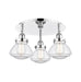 Innovations - 916-3C-PC-G322 - Three Light Flush Mount - Downtown Urban - Polished Chrome