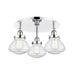 Innovations - 916-3C-PC-G324 - Three Light Flush Mount - Downtown Urban - Polished Chrome