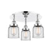 Innovations - 916-3C-PC-G52 - Three Light Flush Mount - Downtown Urban - Polished Chrome