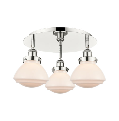 Downtown Urban Three Light Flush Mount