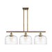 Innovations - 916-3I-BB-G713-L - Three Light Island Pendant - Ballston Urban - Brushed Brass