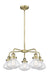 Innovations - 916-5CR-AB-G322 - Five Light Chandelier - Downtown Urban - Antique Brass