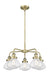 Innovations - 916-5CR-AB-G324 - Five Light Chandelier - Downtown Urban - Antique Brass