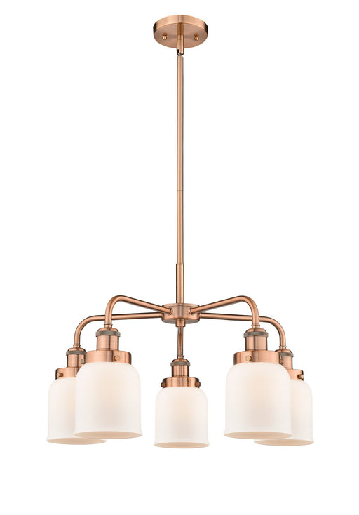 Innovations - 916-5CR-AC-G51 - Five Light Chandelier - Downtown Urban - Antique Copper