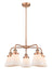 Innovations - 916-5CR-AC-G61 - Five Light Chandelier - Downtown Urban - Antique Copper