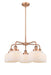 Innovations - 916-5CR-AC-G71 - Five Light Chandelier - Downtown Urban - Antique Copper