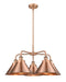 Innovations - 916-5CR-AC-M10-AC - Five Light Chandelier - Downtown Urban - Antique Copper