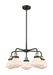 Innovations - 916-5CR-BAB-G321 - Five Light Chandelier - Downtown Urban - Black Antique Brass