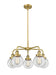 Innovations - 916-5CR-BB-G202-6 - Five Light Chandelier - Downtown Urban - Brushed Brass