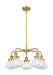 Innovations - 916-5CR-BB-G322 - Five Light Chandelier - Downtown Urban - Brushed Brass