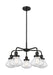 Innovations - 916-5CR-BK-G322 - Five Light Chandelier - Downtown Urban - Matte Black