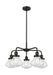 Innovations - 916-5CR-BK-G324 - Five Light Chandelier - Downtown Urban - Matte Black